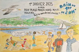 Bain du 1er janvier 2025 par Benoît Ripoll
