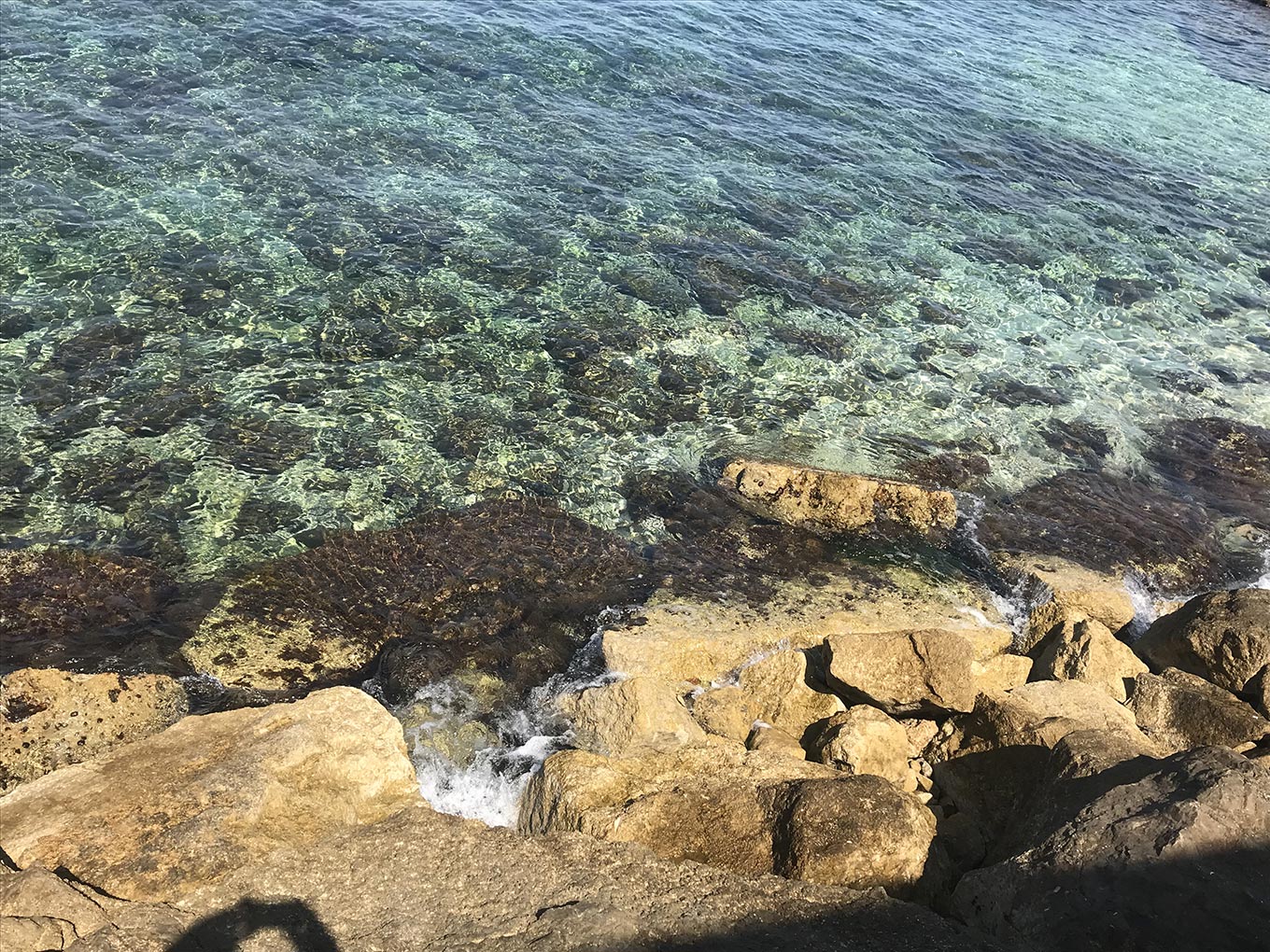 Eau couleur lagon au Bain des Dames